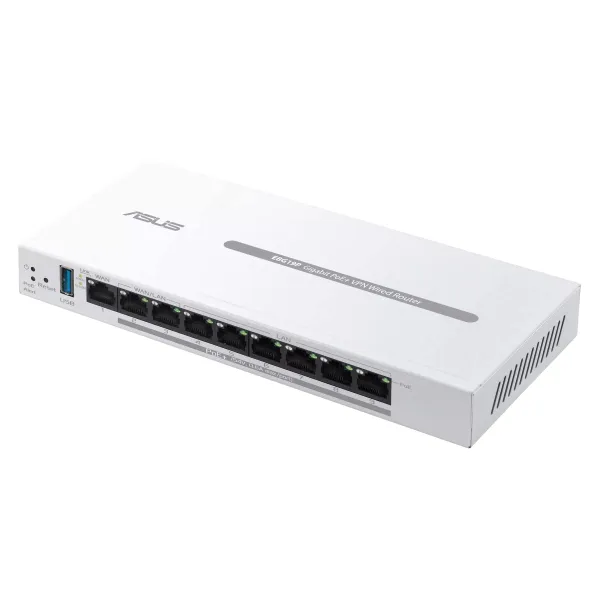 Маршрутизатор ExpertWiFi EBG19P 8xGE LAN (8xPoE), 1xGE WAN,  1xUSB 3.2, 123W, BT ASUS (90IG08C0-MO3B00) - Фото 1