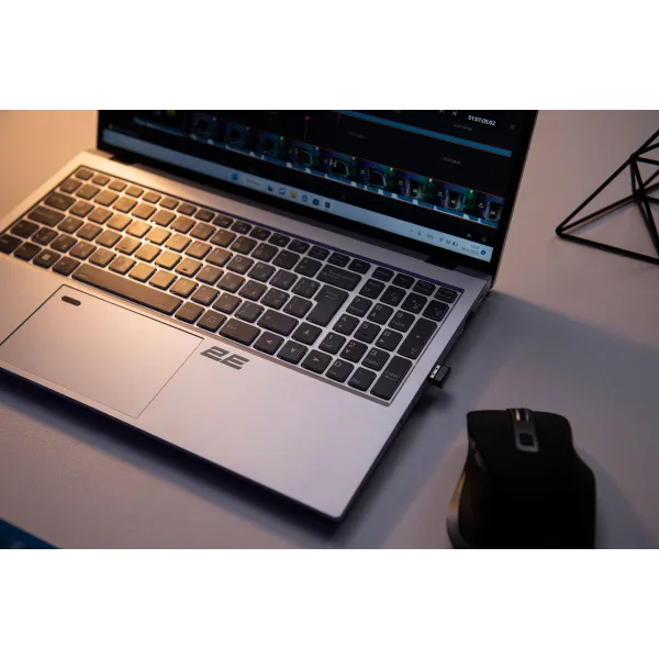 Ноутбук Complex Pro 15 15.6" FHD IPS AG, Intel i5-1240P, 32GB, F1024GB, UMA, DOS, серебристый 2E (NS51PU-15UA33) - Фото 3