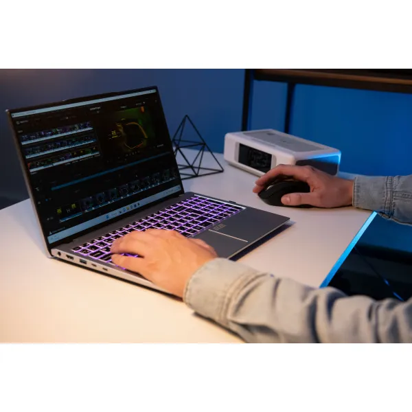 Ноутбук Complex Pro 15 15.6" FHD IPS AG, Intel i5-1240P, 32GB, F1024GB, UMA, DOS, серебристый 2E (NS51PU-15UA33) - Фото 12