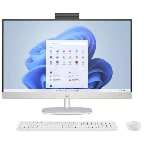 Моноблок All-in-One 27" IPS, Intel i3-N300, 8GB, F512GB, DOS, белый HP (A45E2EA) - Фото 11