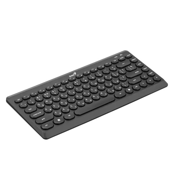 Комплект клавиатура и мышь беспроводной LuxeMate Q-8000 EN/UKR чёрный Genius (31340013414) - Фото 5