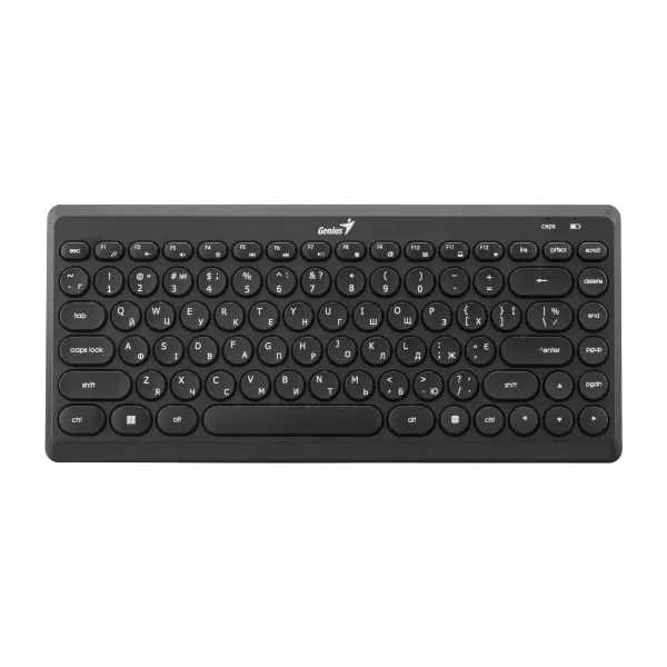 Комплект клавиатура и мышь беспроводной LuxeMate Q-8000 EN/UKR чёрный Genius (31340013414) - Фото 7