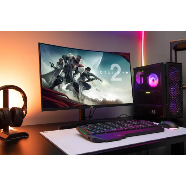 Монитор GAMING 31.5" G3223B 2xHDMI, DP, MM, VA, 2560x1440, 165Hz, 1ms, CURVED, FreeSync 2E (2E-G3223B-01.UA) - Фото 6