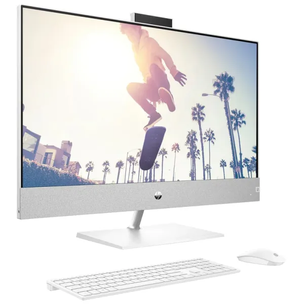 Моноблок Pavilion 27" FHD IPS AG, Intel i5-13400T, 16GB, F512GB, UMA, WiFi, кл+м, DOS, белый HP (9D3Q8EA) - Фото 3