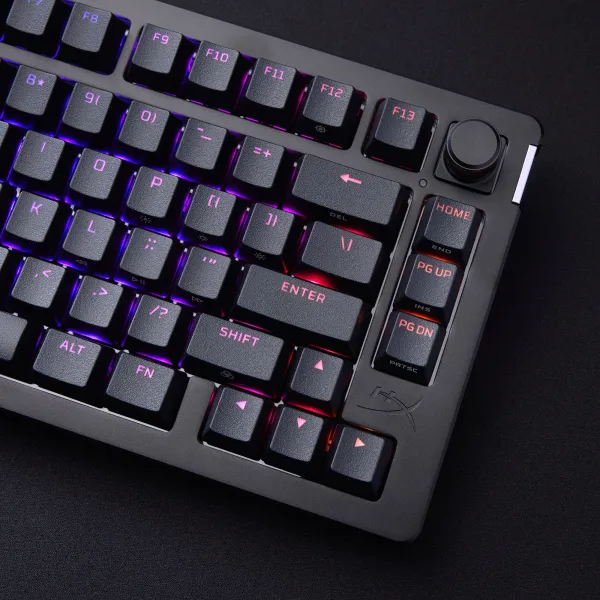 Клавиатура USB-A механическая, RGB Alloy Rise, Red, EN/UA, чёрная HyperX (7G7A4AA) - Фото 4
