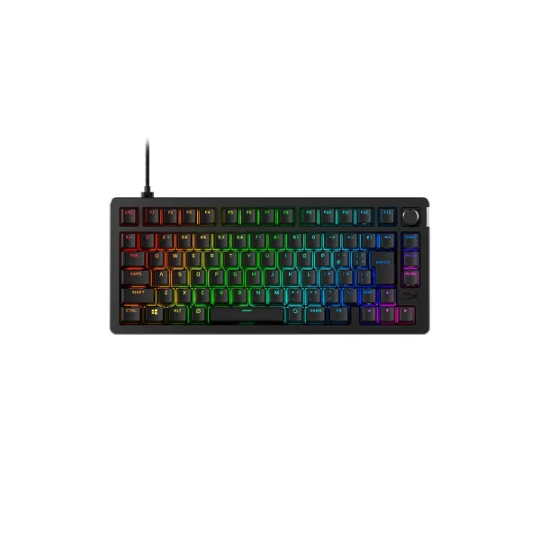 Клавиатура USB-A механическая, RGB Alloy Rise, Red, EN/UA, чёрная HyperX (7G7A4AA)
