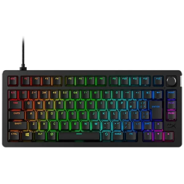Клавиатура USB-A механическая, RGB Alloy Rise, Red, EN/UA, чёрная HyperX (7G7A4AA) - Фото 10