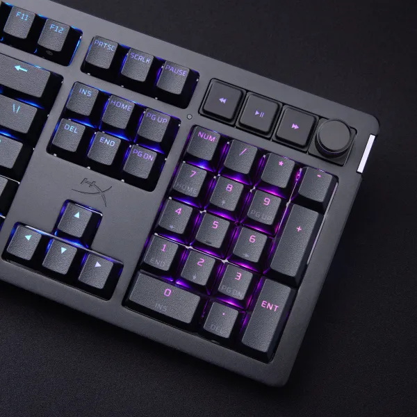 Клавіатура USB-A механічна, RGB Alloy Rise Red, EN/UA, чорна HyperX (7G7A3AA) - Фото 6