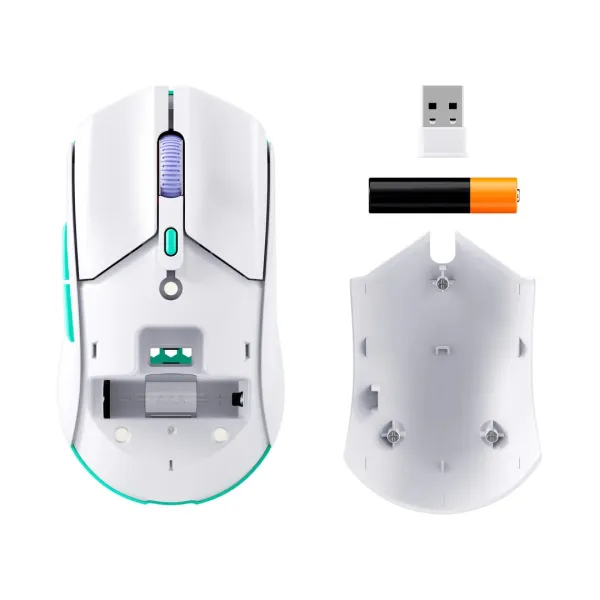 Мышь беспроводная WL/BT RGB Pulsefire Haste 2 Core белая HyperX (8R2E7AA) - Фото 10