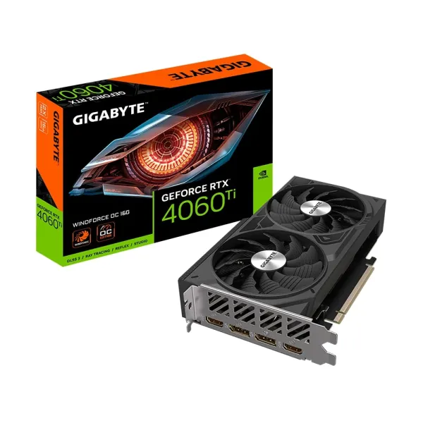 Відеокарта GeForce RTX 4060 Ti 16GB GDDR6 GIGABYTE (GV-N406TWF2OC-16GD) - Фото 5