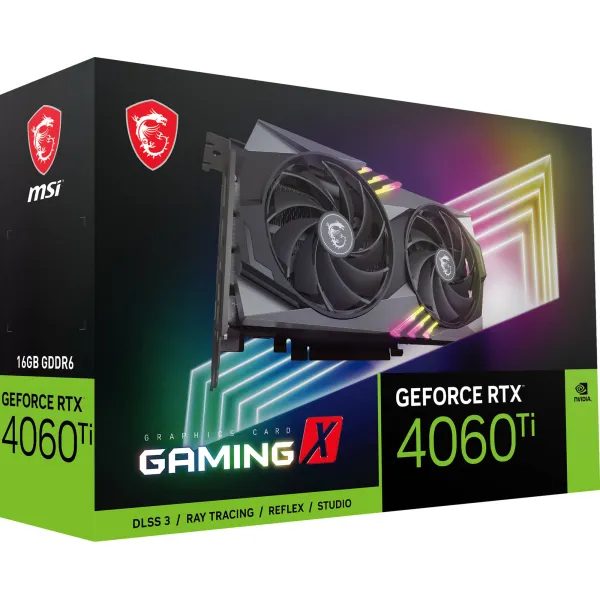 Видеокарта GeForce RTX 4060 Ti 16GB GDDR6 MSI (912-V517-098) - Фото 5
