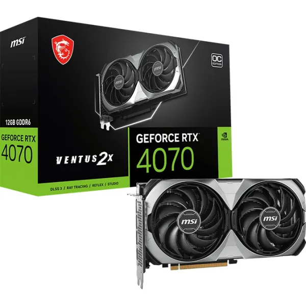 Видеокарта GeForce RTX 4070 12GB GDDR6  MSI (912-V512-018) - Фото 4