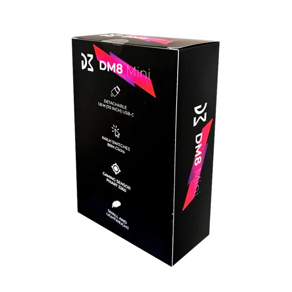 Мышь USB игровая DM8 Mini чёрная Dream Machines (DM8_MINI) - Фото 1