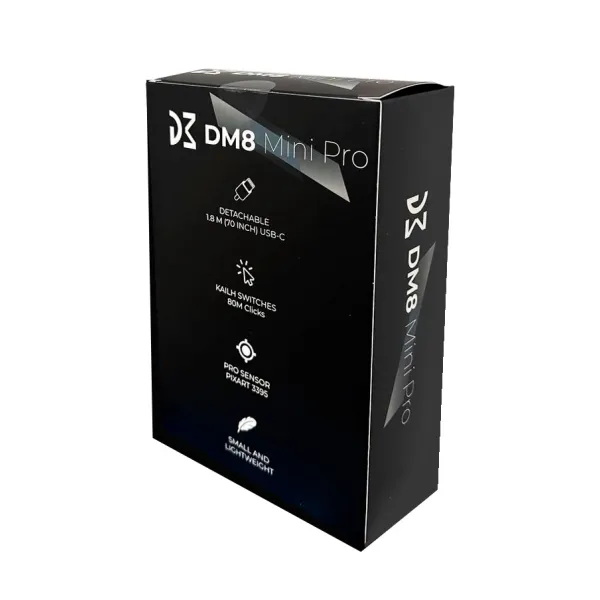 Мышь игровая USB DM8 Mini Pro чёрная Dream Machines (DM8_MINI_PRO) - Фото 3