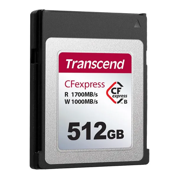 Карта памяти 512GB  CFexpress Type B R1700/W1100MB/s Transcend (TS512GCFE820) - Фото 1