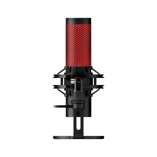 Микрофон USB-A геймерский, RGB, QuadCast 2 Omni/Uni/B, чёрный HyperX (872V1AA) - Фото 3