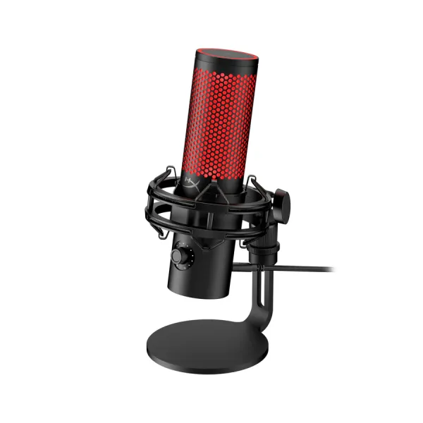 Микрофон USB-A геймерский, RGB, QuadCast 2 Omni/Uni/B, чёрный HyperX (872V1AA) - Фото 4