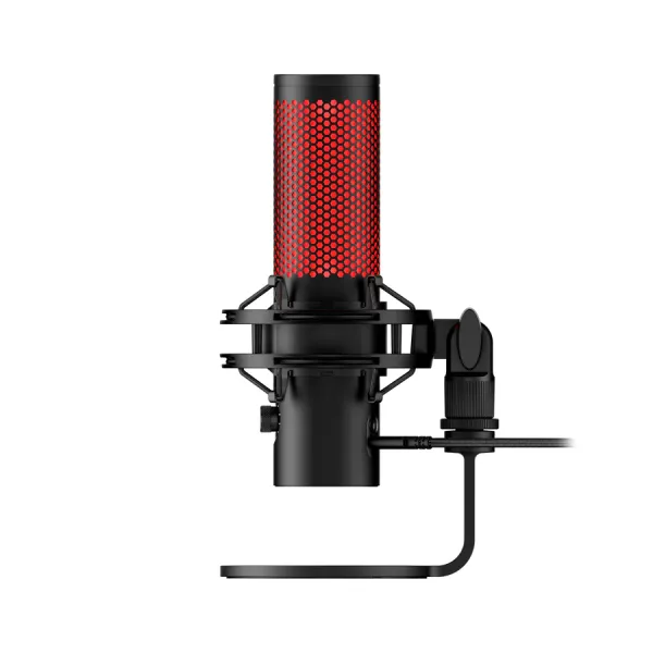 Микрофон USB-A геймерский, RGB, QuadCast 2 Omni/Uni/B, чёрный HyperX (872V1AA) - Фото 5