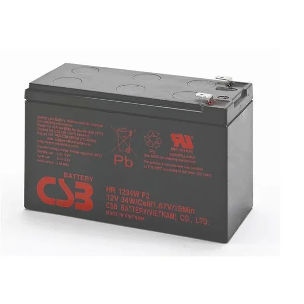 Аккумулятор для ИБП 12В 9Ач CSB (HR1234WF2)
