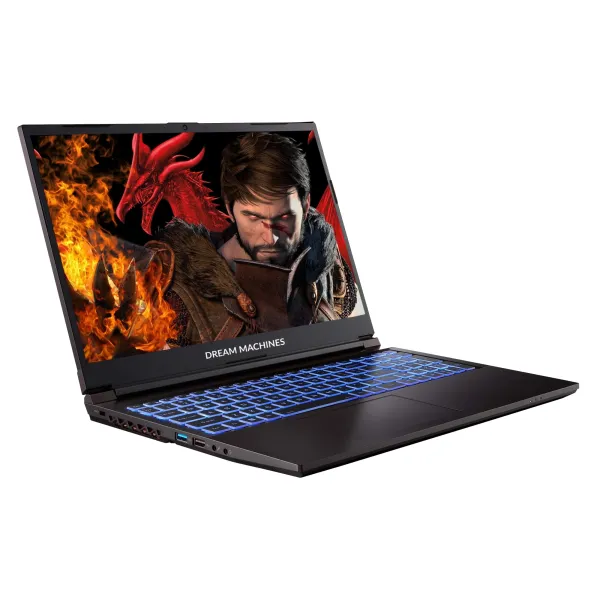 Ноутбук RG2050-15 15.6FHD IPS, Intel i7-13620H, 16GB, F1TB, NVD2050-4, DOS, черный Dream Machines (RG2050-15UA25) - Фото 1