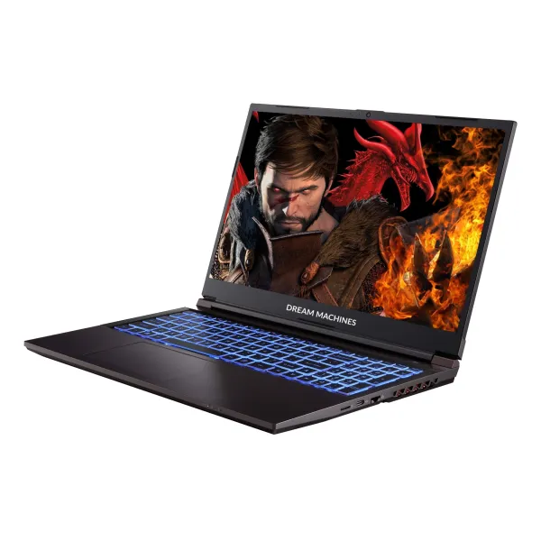 Ноутбук RG2050-15 15.6FHD IPS, Intel i7-13620H, 16GB, F1TB, NVD2050-4, DOS, черный Dream Machines (RG2050-15UA25) - Фото 2