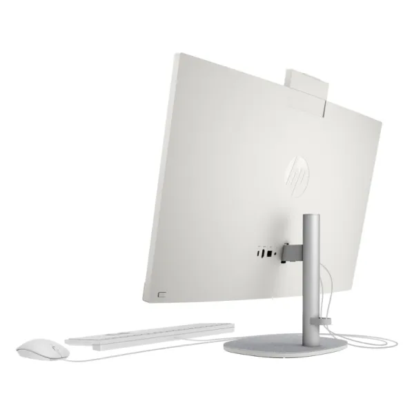 Моноблок All-in-One 27" IPS, AMD R5-7520U, 16GB, F512GB, DOS, белый HP (AR0N4EA) - Фото 3
