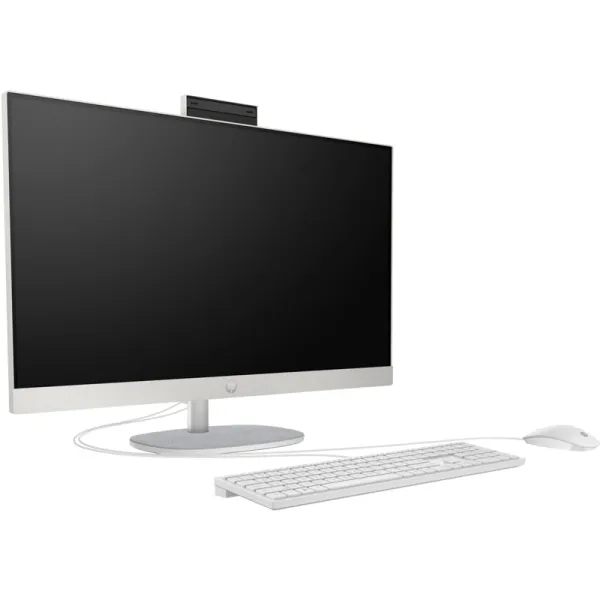 Моноблок All-in-One 27" IPS, Intel i5-1335U, 16GB, F512GB, DOS, белый HP (AR0N5EA) - Фото 1