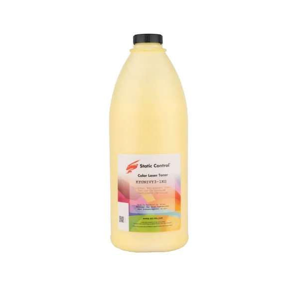 Тонер Kyocera Mita універсальний флакон, 1 кг жовтий SCC (KYUNIVY3-1KG)