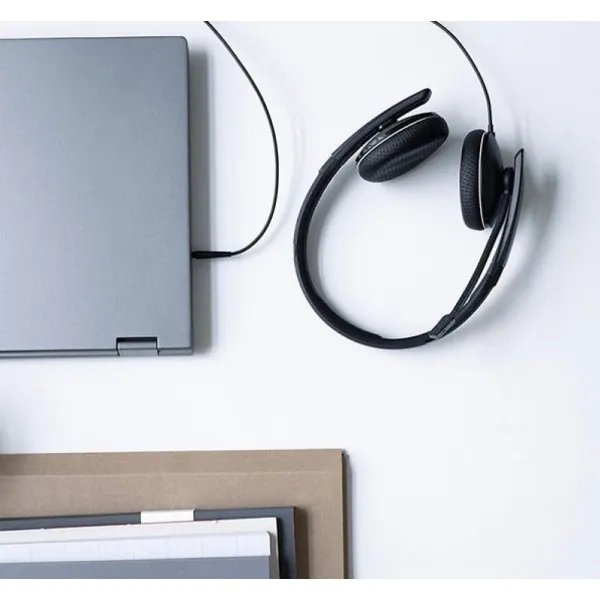 Гарнитура компьютерная моно 3.5мм/USB On-Ear  ADAPT 135T USB II 1.8м чёрная EPOS (1000900) - Фото 2