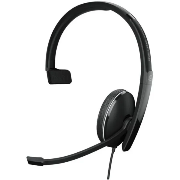 Гарнитура компьютерная моно 3.5мм/USB On-Ear  ADAPT 135T USB II 1.8м чёрная EPOS (1000900) - Фото 4