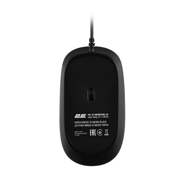 Комплект клавіатура та миша USB-A MK405 EN/UK чорний 2E (2E-MK405UBKUA) - Фото 9
