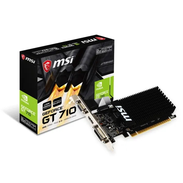 Видеокарта GeForce GT 710 2GB GDDR3 MSI (912-V809-3814) - Фото 3