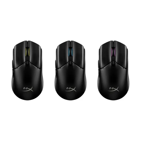 Мышь беспроводная WL/BT RGB Pulsefire Haste 2 Core чёрная HyperX (8R2E6AA) - Фото 3