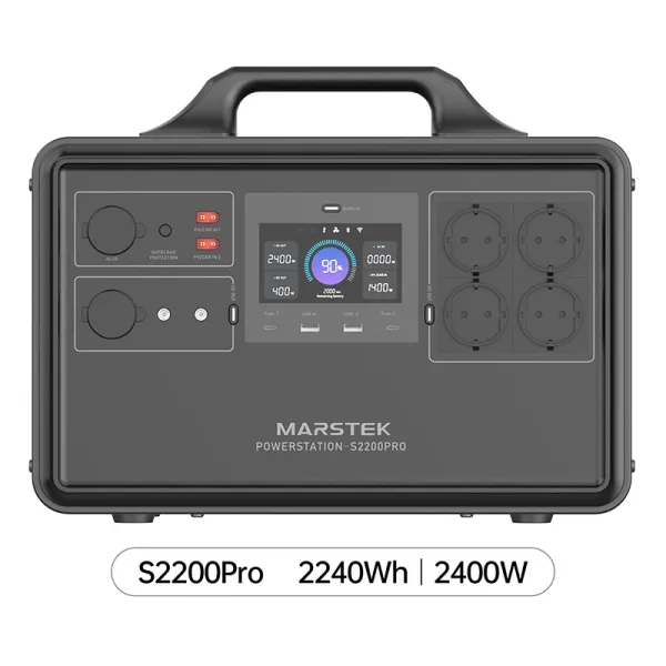 Станция зарядная 2400Вт,  2240Вт/ч LiFePo4 Marstek (S2200-Pro) - Фото 3
