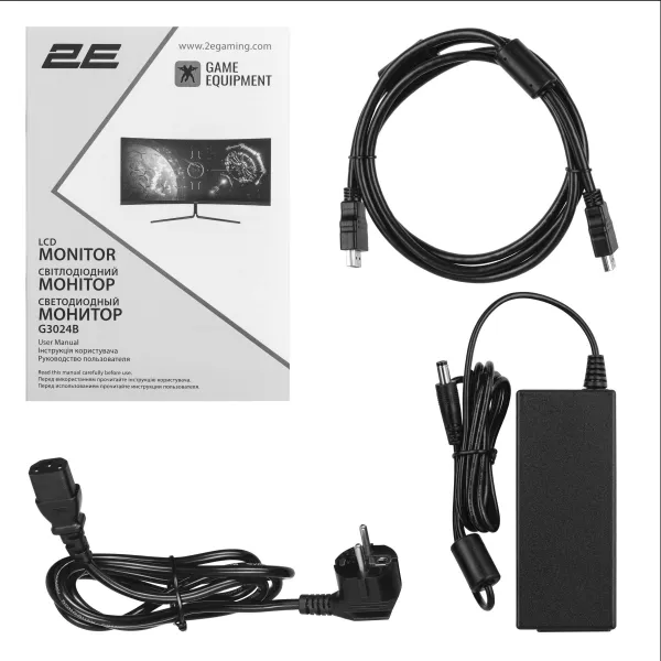 Монитор GAMING 30" G3024B 2xHDMI, DP, Audio, VA, 2560x1080, 21:9, 200Hz, 1ms, CURVED, FreeSync 2E (2E-G3024B-01.UA) - Фото 17
