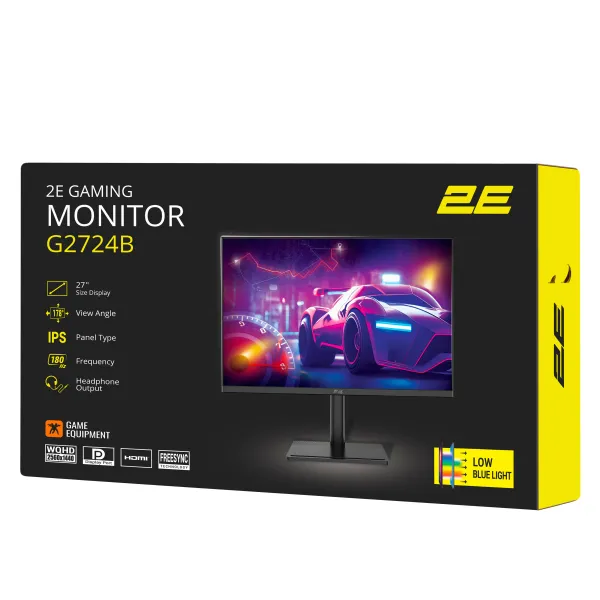 Монитор GAMING 27" G2724B 2xHDMI, DP, IPS, 2560x1440, 180Hz, 1ms, FreeSync, HAS 2E (2E-G2724B-01.UA) - Фото 16