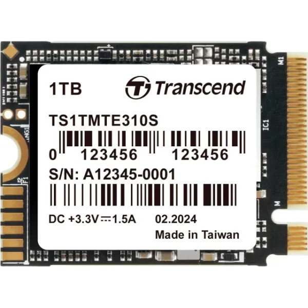 Накопитель SSD  M.2 1TB PCIe 4.0 MTE310S 2230 Transcend (TS1TMTE310S)