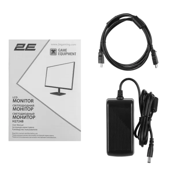 Монитор 27" H2724B D-Sub, HDMI, DP, IPS, 2560x1440, 100Hz, FreeSync 2E (2E-H2724B-01.UA) - Фото 15