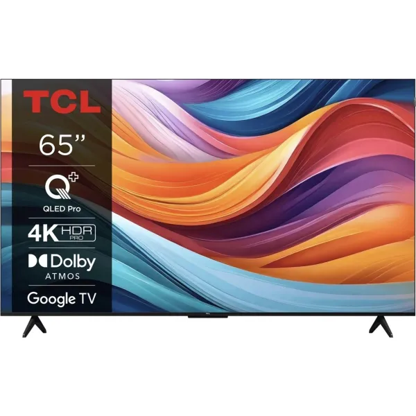 Телевізор 65" QLED 4K 60Hz Smart Google TV TCL (65T7B)