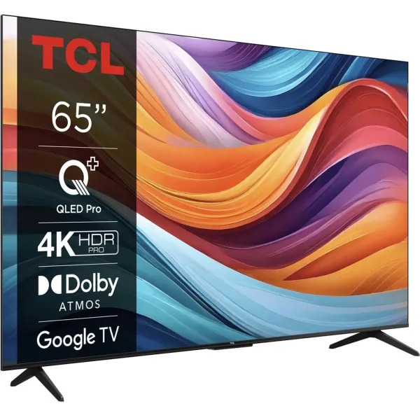 Телевізор 65" QLED 4K 60Hz Smart Google TV TCL (65T7B) - Фото 2