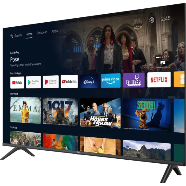 Телевизор 43" LED FHD 60Hz Smart Android TV TCL (43L5A) - Фото 1