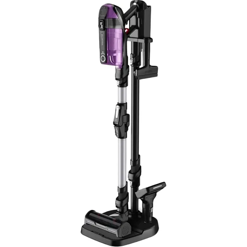 Пилосос безпровідний X-Force Flex 12.60 Allergy Care, 320Вт, конт пил -0.9л, автон. робота до 45хв, вага-2.5кг, НЕРА, чорно-фіолетовий Rowenta (RH98A0WO) - Фото 1