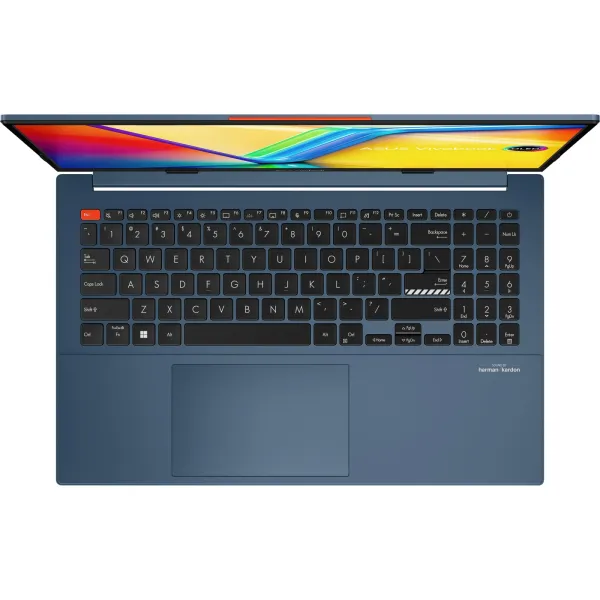 Ноутбук Vivobook S 15 K5504VA-MA385 15.6" 2.8K OLED, Intel i7-13700H, 16GB, F512GB, UMA, noOS, Блакитний ASUS (90NB0ZK1-M00NF0) - Фото 3