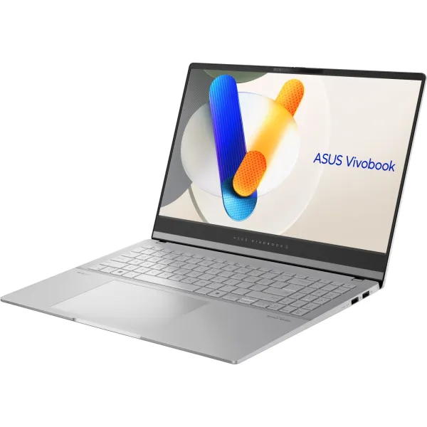 Ноутбук Vivobook S 15 M5506UA-MA055 15.6" 3K OLED, AMD R7-8845HS, 32GB, F1TB, UMA, noOS, Сріблястий ASUS (90NB1473-M002E0) - Фото 3