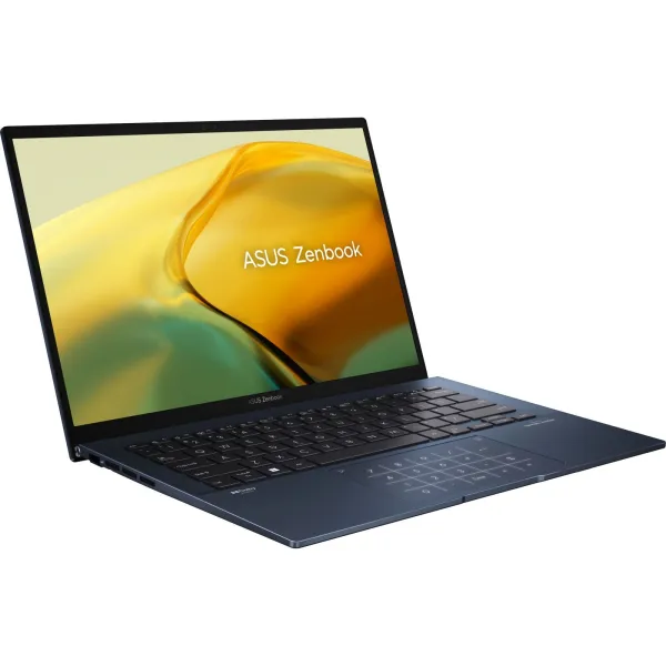 Ноутбук Zenbook 14 UX3402VA-KP782 14" WQXGA IPS, Intel i7-13700H, 16GB, F512GB, UMA, NoOS, Голубой  ASUS (90NB10G1-M017H0) - Фото 1