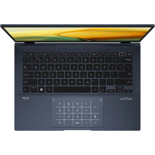 Ноутбук Zenbook 14 UX3402VA-KP782 14" WQXGA IPS, Intel i7-13700H, 16GB, F512GB, UMA, NoOS, Голубой  ASUS (90NB10G1-M017H0) - Фото 4