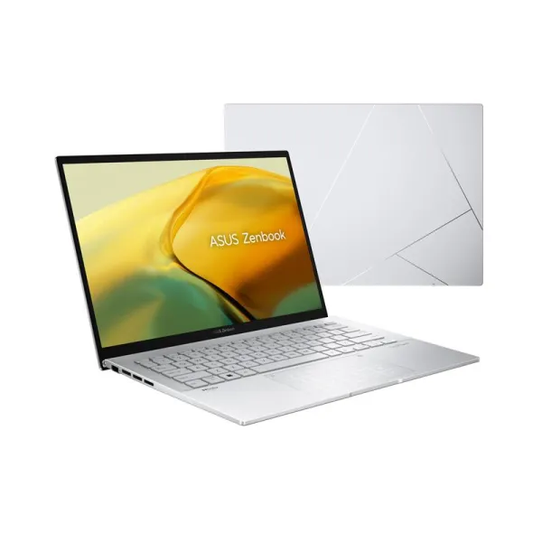 Ноутбук Zenbook 14 UX3402VA-KP783 14" WQXGA IPS, Intel i7-13700H, 16GB, F512GB, UMA, NoOS, Сріблястий ASUS (90NB10G6-M017J0) - Фото 1
