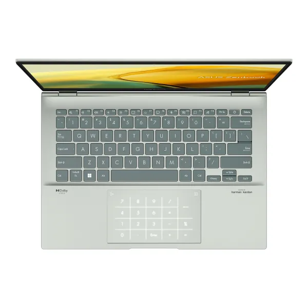 Ноутбук Zenbook 14 UX3402VA-KP783 14" WQXGA IPS, Intel i7-13700H, 16GB, F512GB, UMA, NoOS, Сріблястий ASUS (90NB10G6-M017J0) - Фото 4