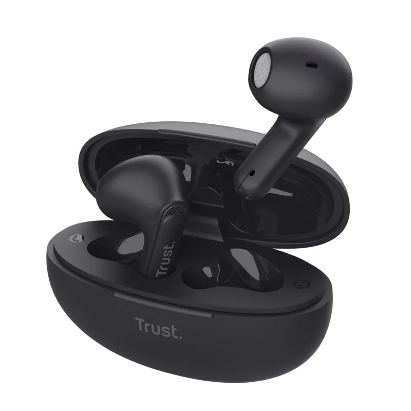 Наушники беспроводные BT TWS Yavi Earphones 5.3 ENC SBC Mic чёрные Trust (25298_TRUST) - Фото 2