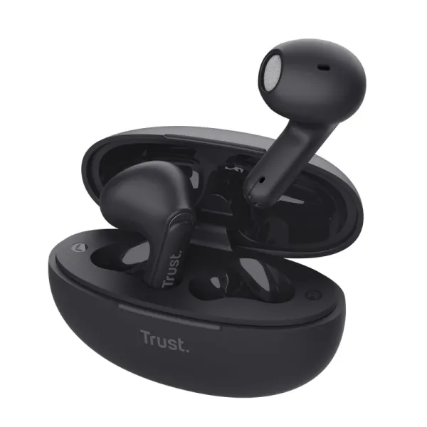 Наушники беспроводные BT TWS Yavi Earphones 5.3 ENC SBC Mic чёрные Trust (25298_TRUST) - Фото 2